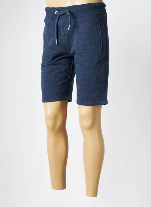 Short bleu SUPERDRY pour homme