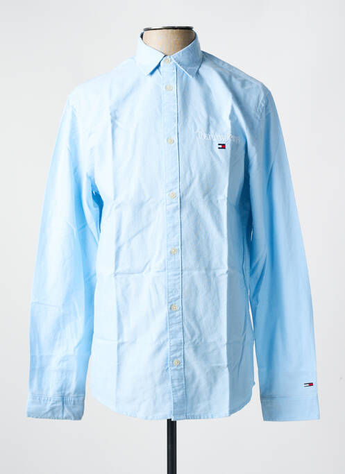 Chemise manches longues bleu TOMMY HILFIGER pour homme