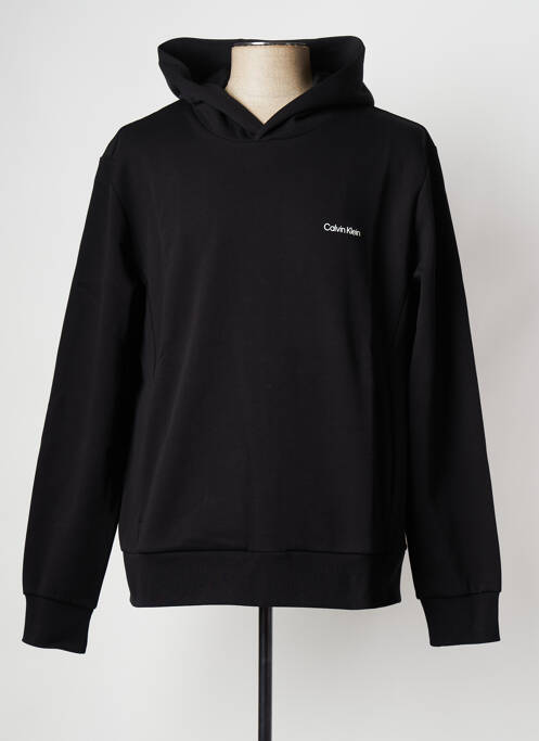 Sweat-shirt à capuche noir CALVIN KLEIN pour homme