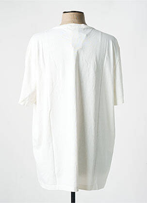 T-shirt col rond blanc NUDIE JEANS CO homme
