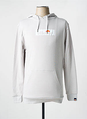 Sweat-shirt à capuche col rond gris ELLESSE homme