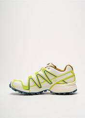 Baskets jaune SALOMON pour homme seconde vue