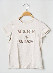 T-shirt beige NAME IT pour fille seconde vue