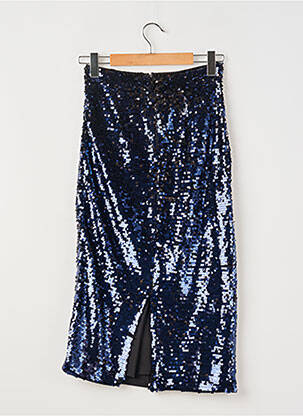 Jupe mi-longue bleu SELECTED femme