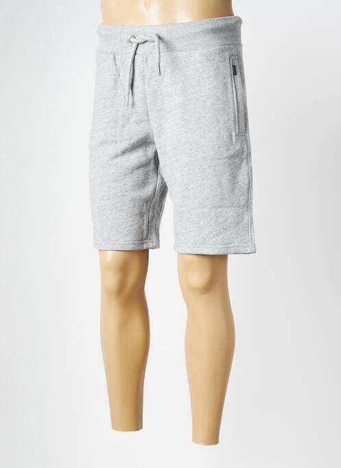 Short gris SUPERDRY pour homme