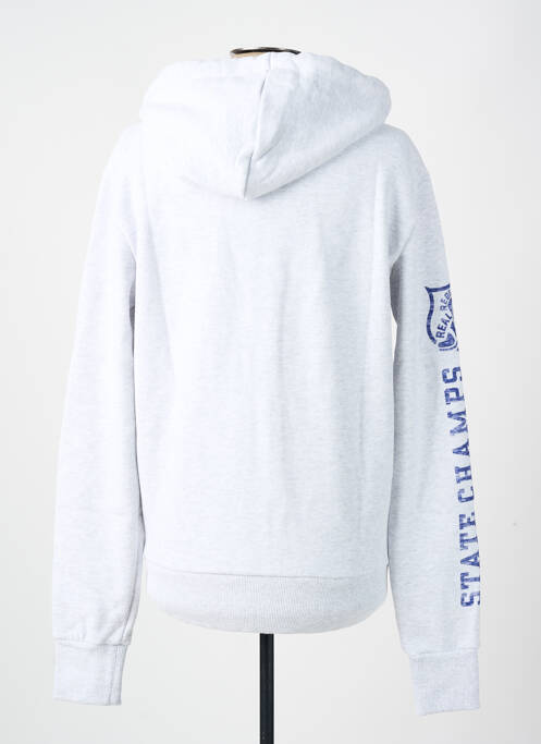 Sweat-shirt gris SUPERDRY pour homme