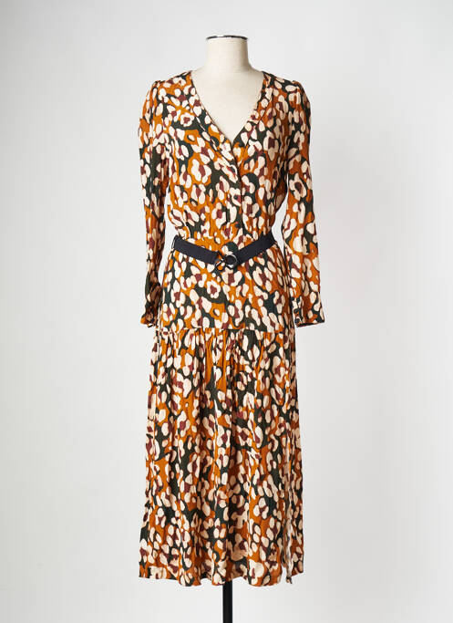 Robe longue orange LA PETITE FRANCAISE pour femme