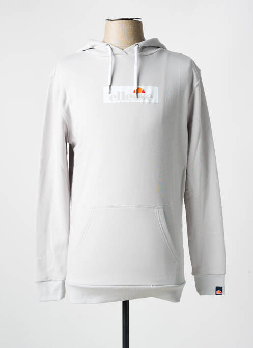 Sweat-shirt à capuche gris ELLESSE pour homme