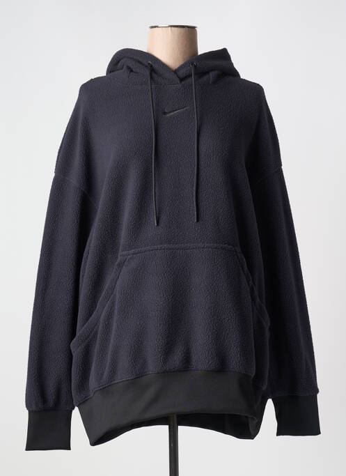 Sweat-shirt à capuche noir NIKE pour femme