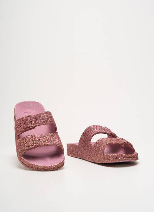 Sandales/Nu pieds rose CACATOÈS pour femme