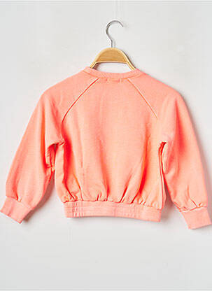 Sweat-shirt col rond orange BILLIEBLUSH fille