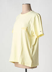 T-shirt jaune TOMMY HILFIGER pour femme seconde vue
