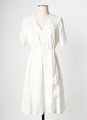 Robe courte blanc IKKS pour femme seconde vue