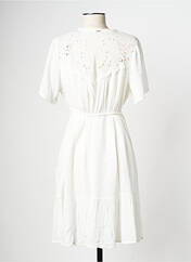 Robe courte blanc IKKS pour femme seconde vue