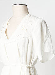 Robe courte blanc IKKS pour femme seconde vue
