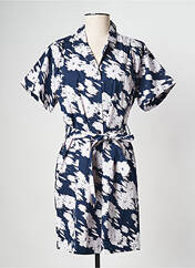 Robe courte bleu ICHI pour femme seconde vue