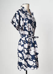 Robe courte bleu ICHI pour femme seconde vue