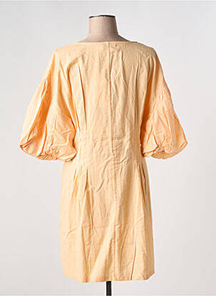 Robe courte col v orange VILA femme