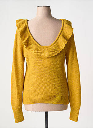 Pull col rond jaune ATELIER REVE femme