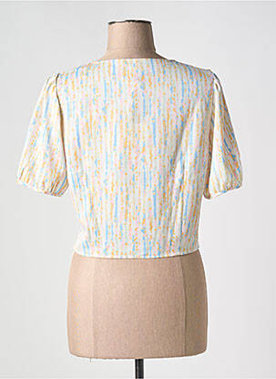 Top col v blanc Y.A.S femme