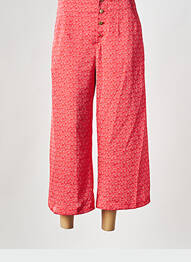 Pantalon large rouge I.CODE (By IKKS) femme