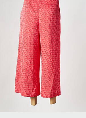 Pantalon large rouge I.CODE (By IKKS) femme