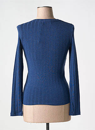 T-shirt col rond bleu THINKING MU femme
