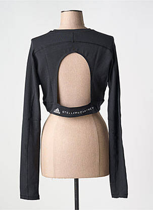 T-shirt col rond noir ADIDAS X STELLA MC CARTNEY femme