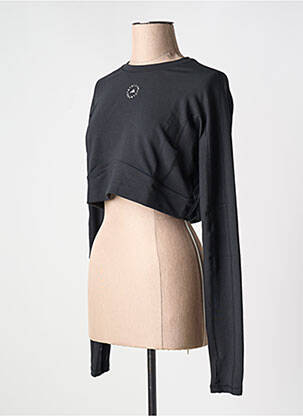 T-shirt col rond noir ADIDAS X STELLA MC CARTNEY femme