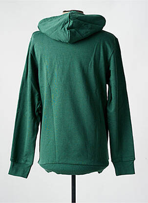 Sweat-shirt à capuche col rond vert JACK & JONES homme