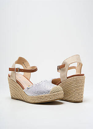 Sandales/nu pieds argent VANESSA WU femme
