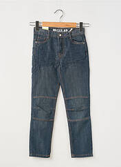 Jeans coupe droite bleu VERTBAUDET pour garçon seconde vue