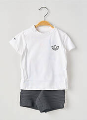 Ensemble short blanc ADIDAS pour enfant seconde vue