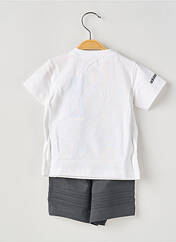 Ensemble short blanc ADIDAS pour enfant seconde vue