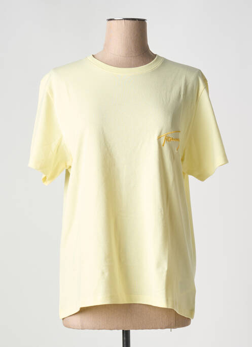 T-shirt jaune TOMMY HILFIGER pour femme