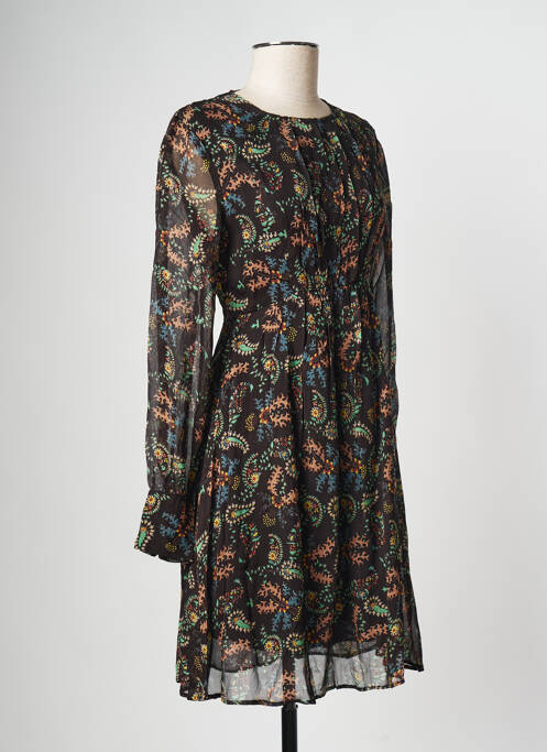 Robe courte noir LEON & HARPER pour femme