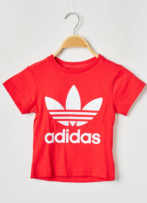 T-shirt rouge ADIDAS pour enfant