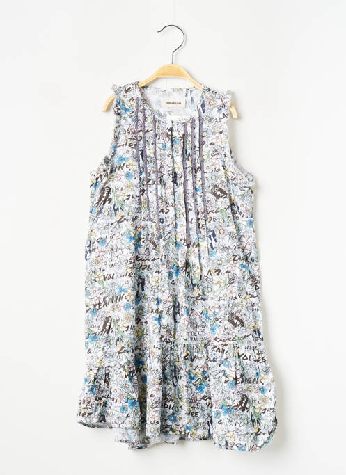 Robe courte bleu ZADIG & VOLTAIRE pour fille
