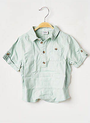 Chemise manches courtes bleu TAPE À L'OEIL garçon