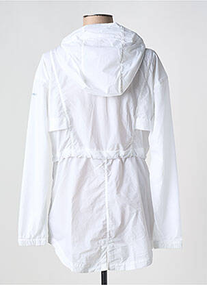 Imperméable col col montant blanc COLUMBIA femme