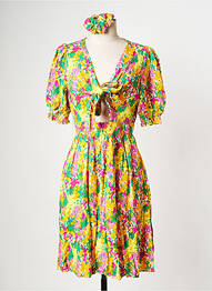 Robe courte col v blanc Y.A.S femme