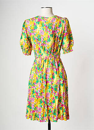 Robe courte col v blanc Y.A.S femme