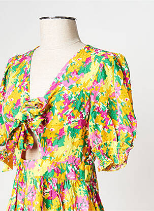 Robe courte col v blanc Y.A.S femme