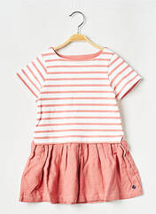 Robe mi-longue blanc PETIT BATEAU pour fille seconde vue