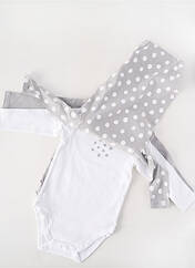 Body lingerie gris DIM pour enfant seconde vue