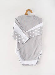 Body lingerie gris DIM pour enfant seconde vue