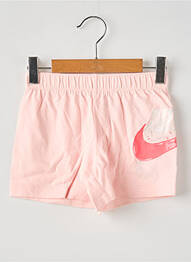 Short rose NIKE fille