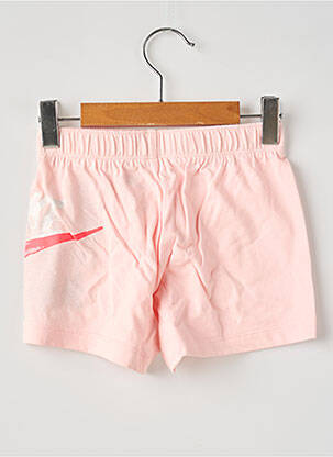 Short rose NIKE fille