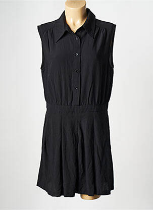 Combishort col v noir SEE U SOON femme