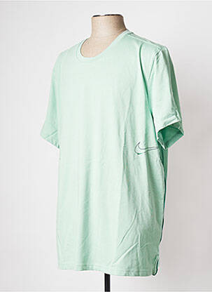 T-shirt col rond vert NIKE homme